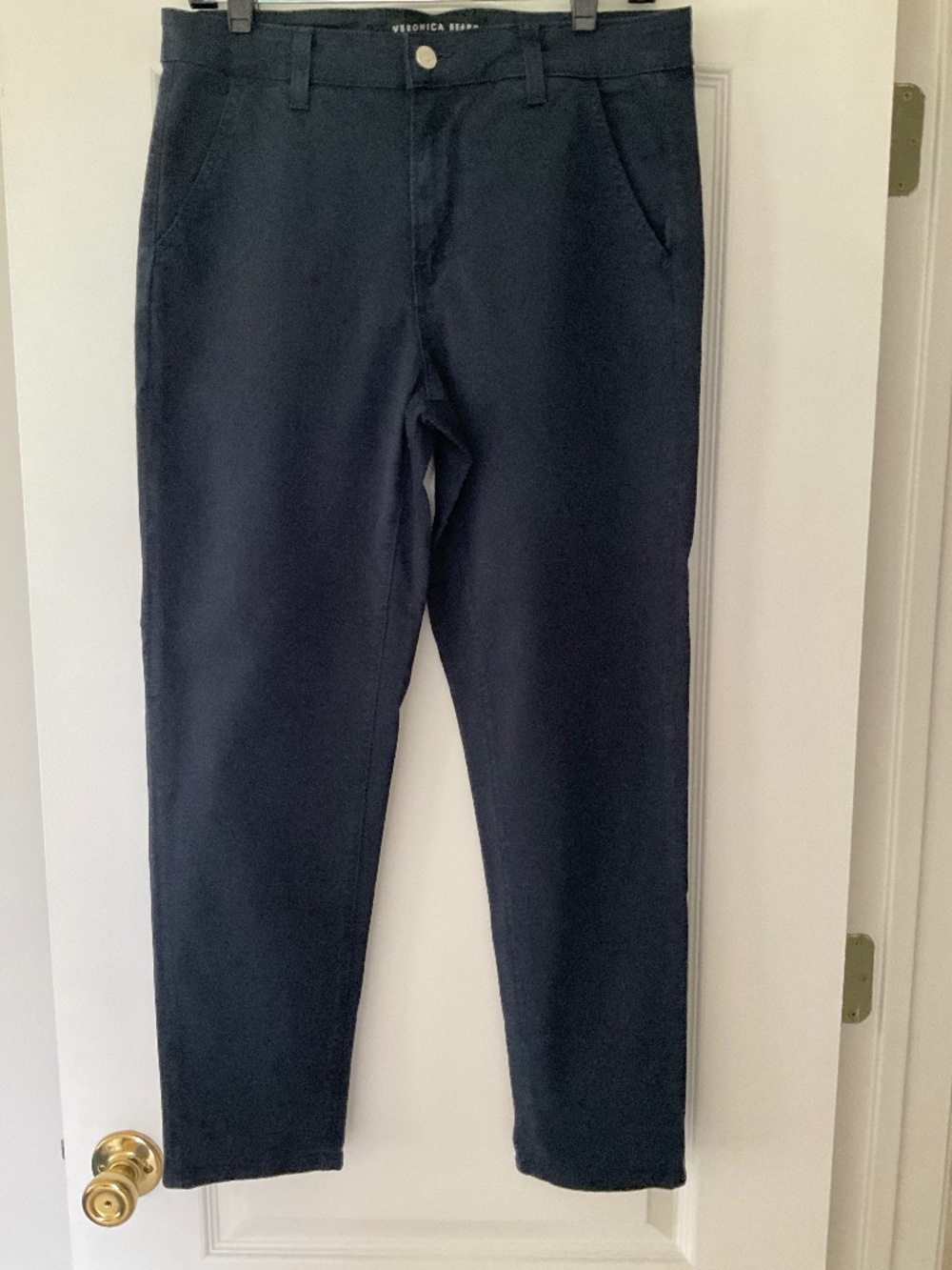 Veronica Beard Jeans Navy High Rise Chino